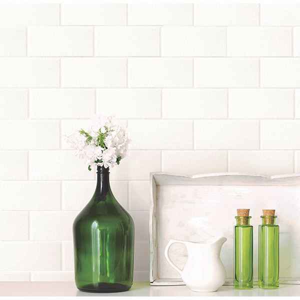 Youtz Paintable Tile Wallpaper - York Wallcoverings - 2780-21399 - York Wallcoverings Wallpaper