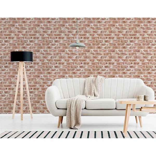 Jomax Red Warehouse Brick Wallpaper - York Wallcoverings - UW24760 - York Wallcoverings Wallpaper