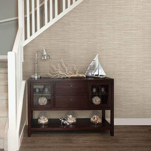 bay-ridge-honey-linen-texture-wallpaper-york-wallcoverings-2807-8015 - York Wallcoverings Wallpaper