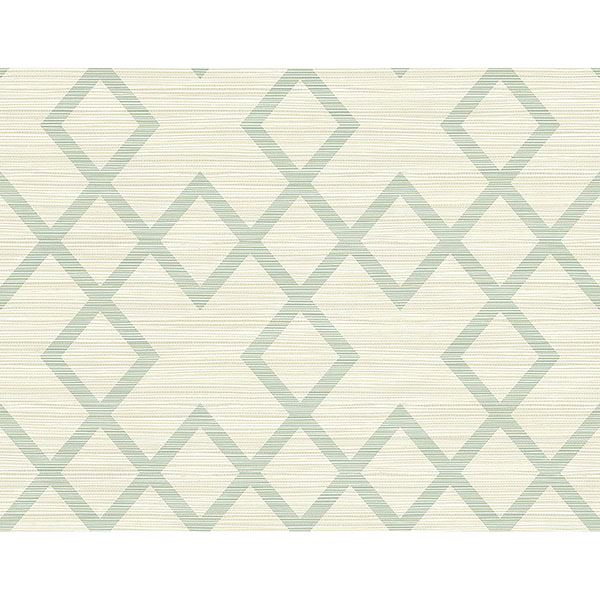 vana-seafoam-woven-diamond-wallpaper-york-wallcoverings-2765-bw40404 - York Wallpaper Wallpaper