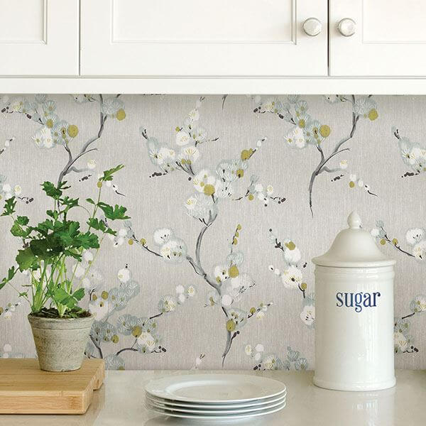 yellow-mirei-peel-stick-wallpaper-york-wallcoverings-nu2679 - York Wallcoverings Wallpaper