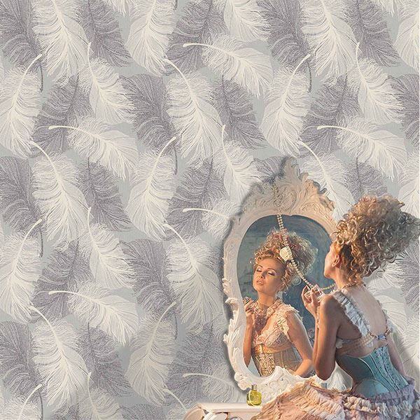 journey-grey-feather-wallpaper-york-wallcoverings-m0923 - York Wallcoverings Wallpaper