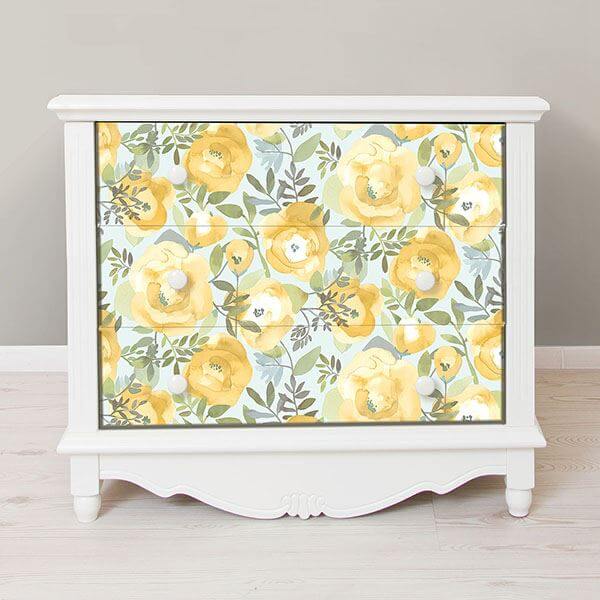 peachy-keen-yellow-peel-stick-wallpaper-york-wallcoverings-nu3036 - York Wallcoverings Wallpaper