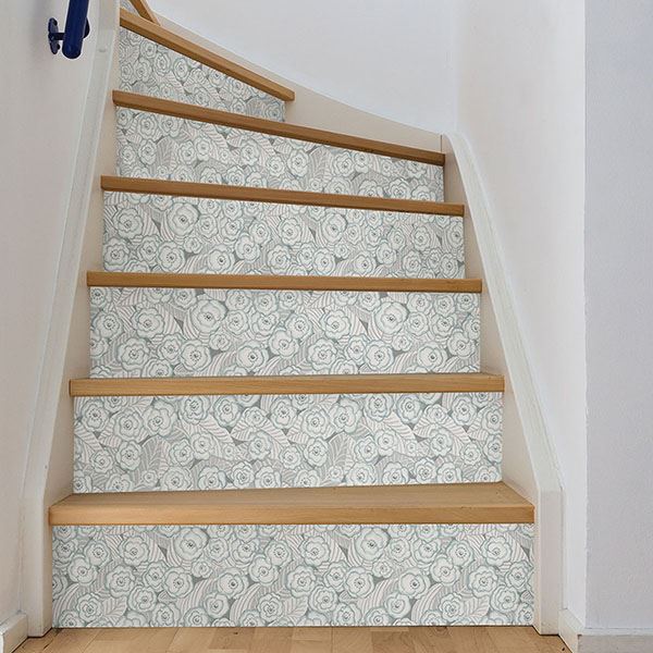 oopsie-daisy-grey-peel-stick-wallpaper-york-wallcoverings-nus3162 - York Wallcoverings Wallpaper