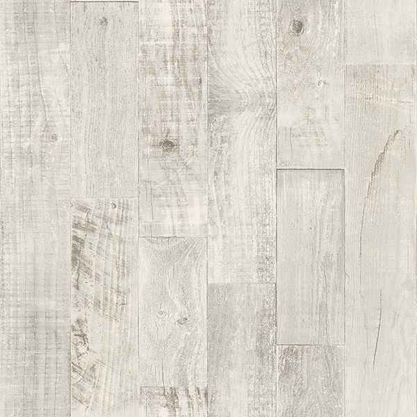 Chebacco Light Grey Wooden Planks Wallpaper - York Wallcoverings - 3118-12694 - York Wallcoverings Wallpaper