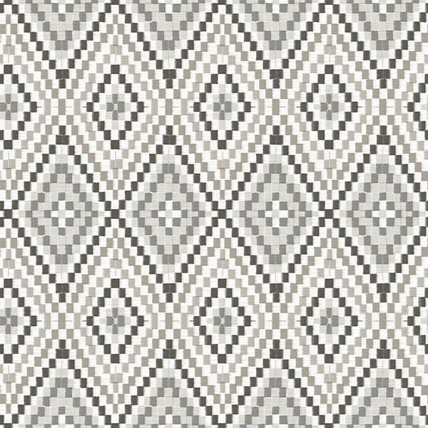 ganado-dark-brown-geometric-ikat-wallpaper-york-wallcoverings-3118-12714 - York Wallcoverings Wallpaper