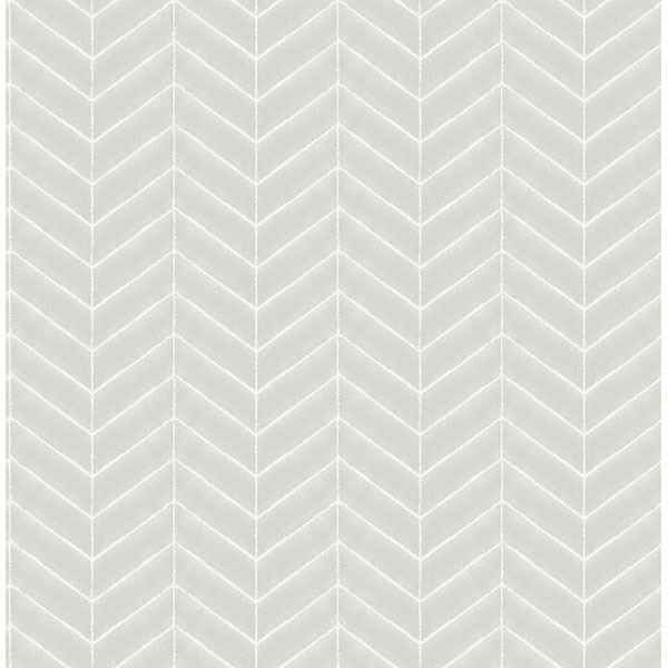 Bison Grey Herringbone Wallpaper - York Wallcoverings - 3118-25095 - York Wallcoverings Wallpaper