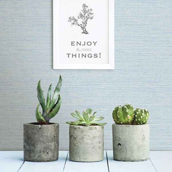 Agave Blue Grasscloth Wallpaper - York Wallcoverings - 2821-24283 - York Wallcoverings Wallpaper