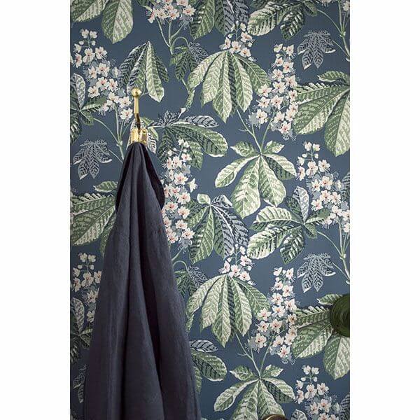 chestnut-slate-floral-wallpaper-york-wallcoverings-2827-7201 - York Wallpaper Wallpaper