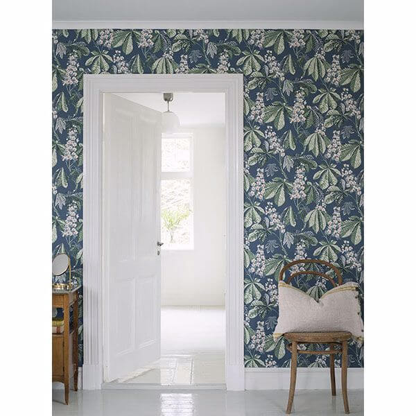 chestnut-slate-floral-wallpaper-york-wallcoverings-2827-7201 - York Wallpaper Wallpaper