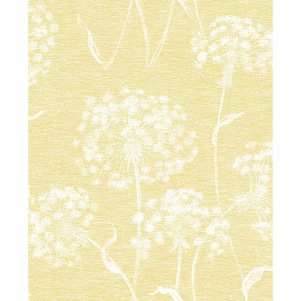 Papel pintado Garvey Dandelion amarillo - York Wallcoverings - 2814-24574 - York Wallcoverings Papel pintado