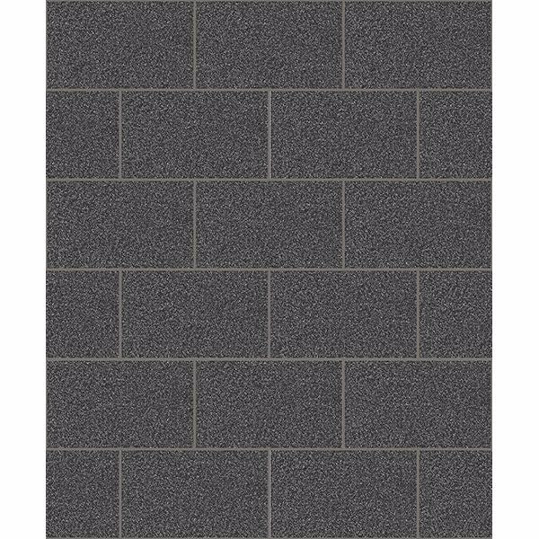 neale-black-subway-tile-wallpaper-york-wallcoverings-2814-m1055 - York Wallpaper Wallpaper