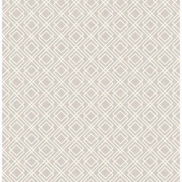 Puck Light Brown Geometric Wallpaper - York Wallcoverings - 2836-22022 - York Wallcoverings Wallpaper