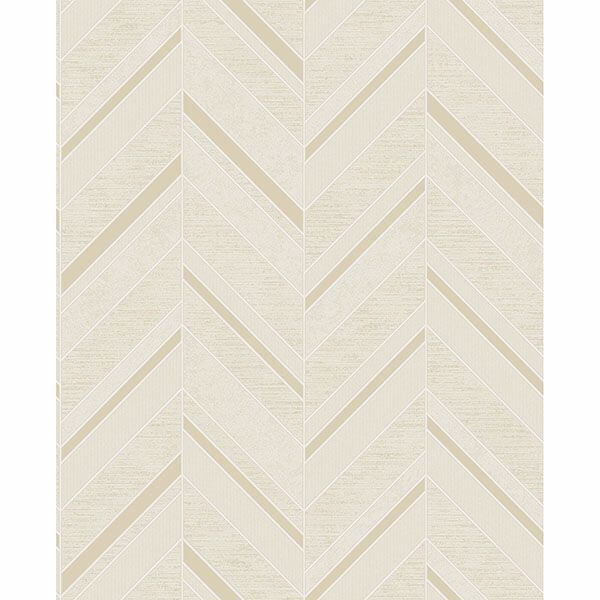 punta-mita-cream-chevron-wallpaper-york-wallcoverings-2835-42417 - York Wallcoverings Wallpaper