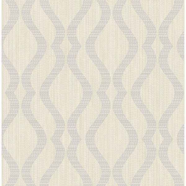 Yves Multicolor Ogee Wallpaper - York Wallcoverings - 2834-25064 - York Wallcoverings Wallpaper