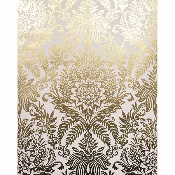 bernadette-gold-damask-wallpaper-york-wallcoverings-2834-m1395 - York Wallcoverings Wallpaper