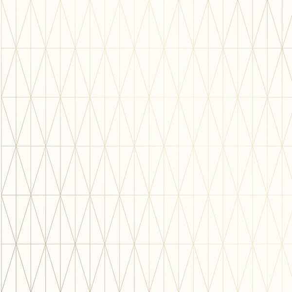 Tofta Off-white Geometric Wallpaper - York Wallcoverings - 2889-25212