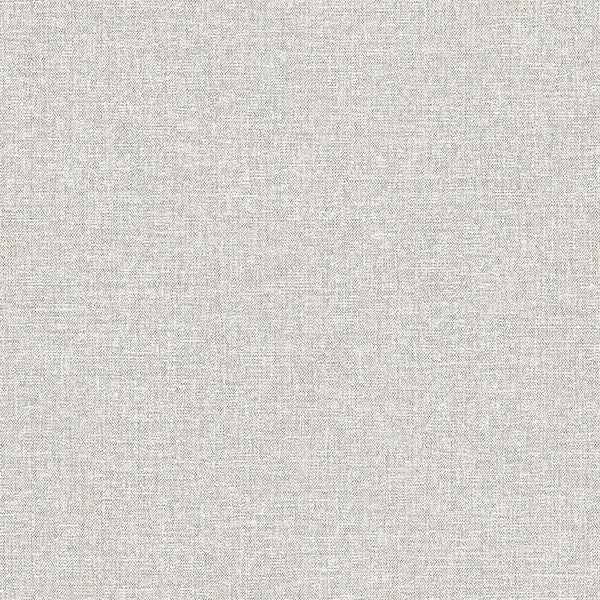 Asa Grey Linen Texture Wallpaper - York Wallcoverings - 2889-25239