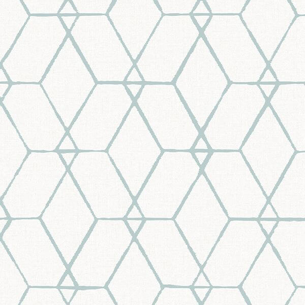 osterlen-teal-trellis-wallpaper-york-wallcoverings-2889-25251 - York Wallcoverings Wallpaper