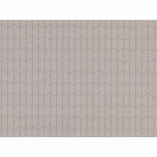 Gauntlet Grey Geometric Wallpaper - York Wallcoverings - 2830-2732