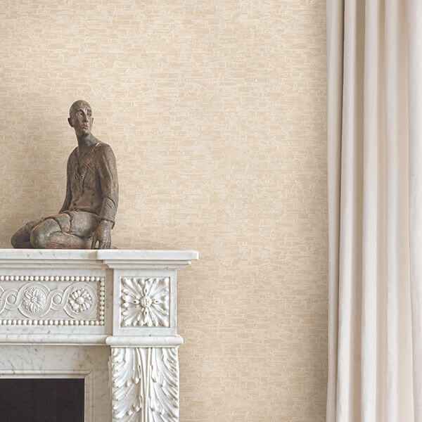 Belvedere Cream Faux Slate Wallpaper - York Wallcoverings - 2908-24921 - York Wallcoverings Wallpaper