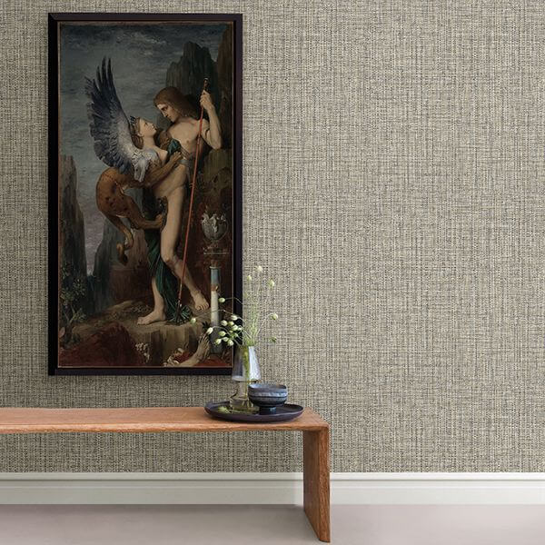 rattan-coffee-woven-wallpaper-york-wallcoverings-2908-24941 - York Wallcoverings Papel pintado