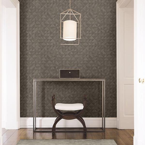 gallerie-taupe-geometric-wood-wallpaper-york-wallcoverings-2908-25327 - York Wallcoverings Wallpaper