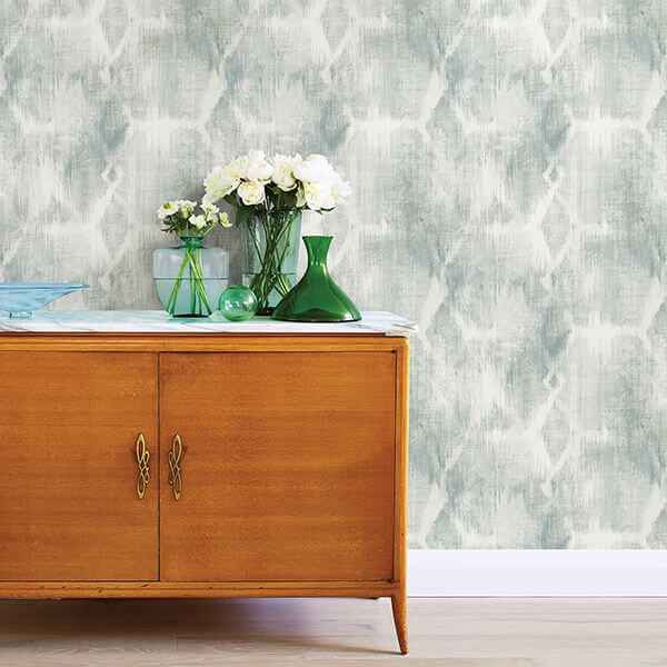 Perspective Sage Abstract Geometric Wallpaper - York Wallcoverings - 2908-87109 - York Wallcoverings Wallpaper