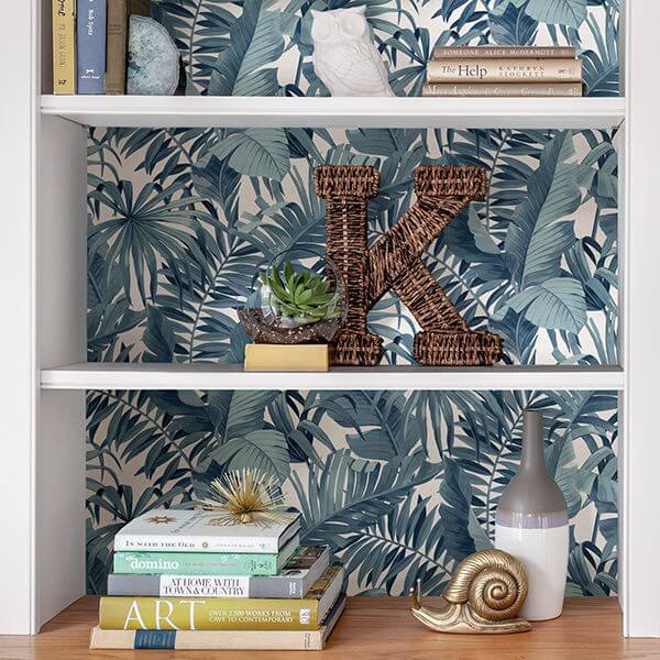 blue-maui-peel-and-stick-wallpaper-york-wallcoverings-nus3148 - York Wallcoverings Wallpaper