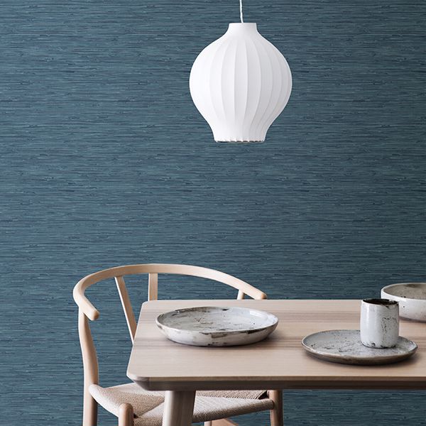 sisal-midnight-peel-stick-wallpaper-york-wallcoverings-nh3068 - York Wallcoverings Wallpaper