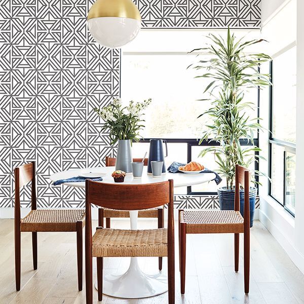helios-taupe-geometric-wallpaper-york-wallcoverings-2902-87331 - York Wallcoverings Wallpaper