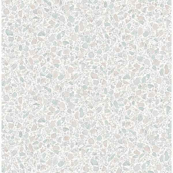 Aldrich Light Grey Terrazzo Wallpaper - York Wallcoverings - 2900-24957