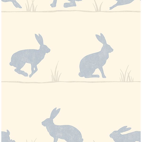 nell-beige-rabbit-wallpaper-york-wallcoverings-2900-41266 - York Wallpaper Wallpaper
