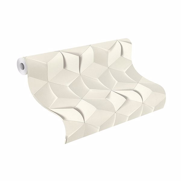 catteau-off-white-cube-wallpaper-york-wallcoverings-rh622331 - York Wallcoverings Wallpaper