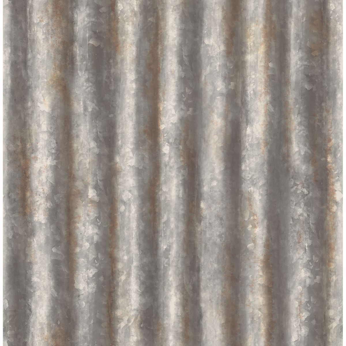 corrugated-metal-charcoal-industrial-texture-york-wallcoverings-2701-22333 - York Wallcoverings Wallpaper