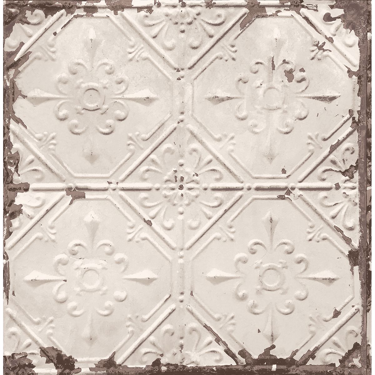 tin-ceiling-beige-distressed-tiles-york-wallcoverings-2701-22332
