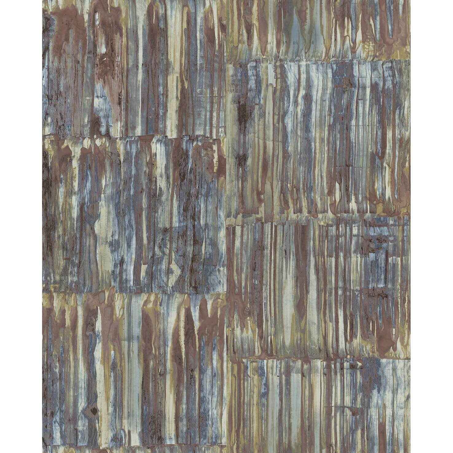Patina Multicolor Metal Wallpaper - York Wallcoverings - 2540-24064