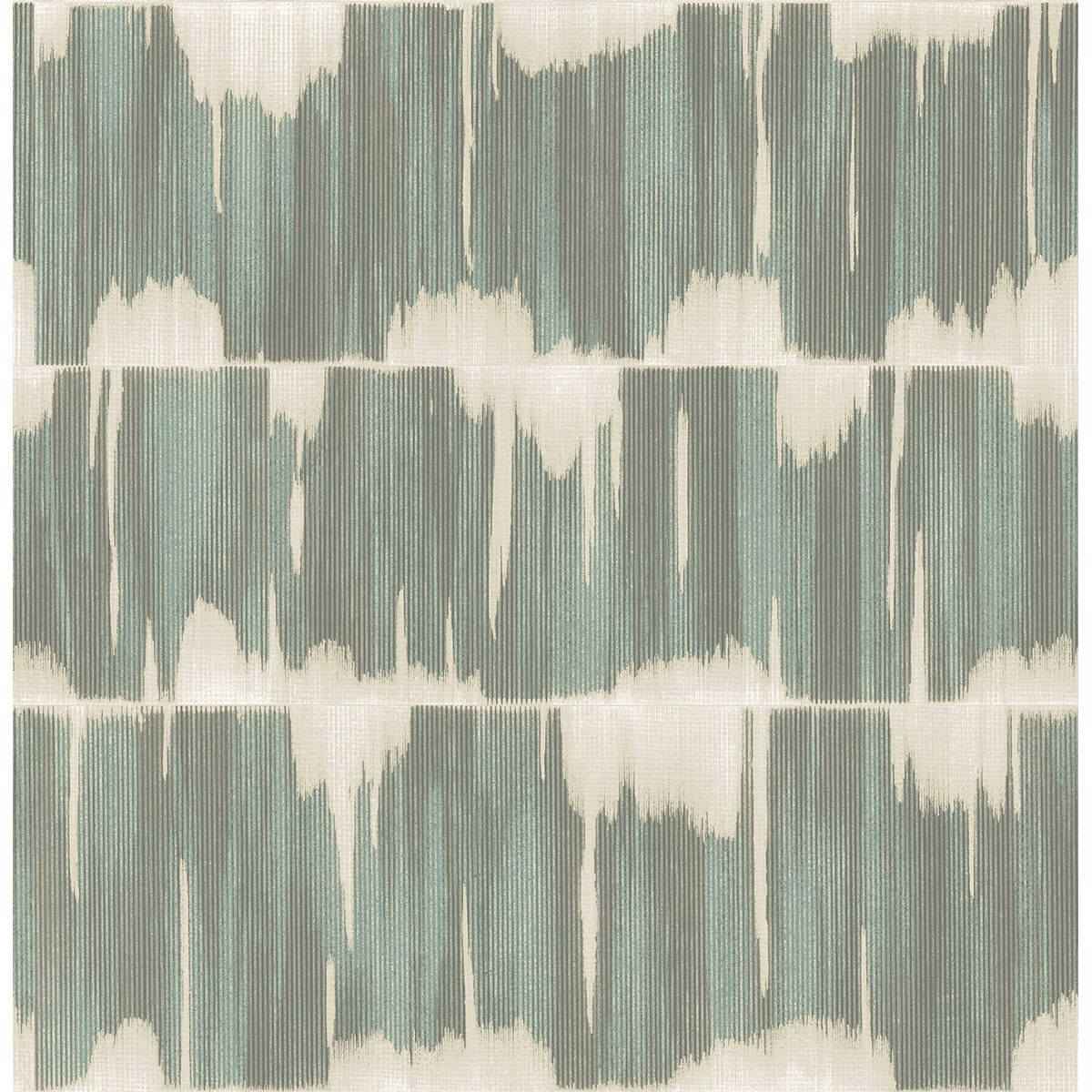 Serendipity Teal Shibori Wallpaper - York Wallcoverings - 2764-24343