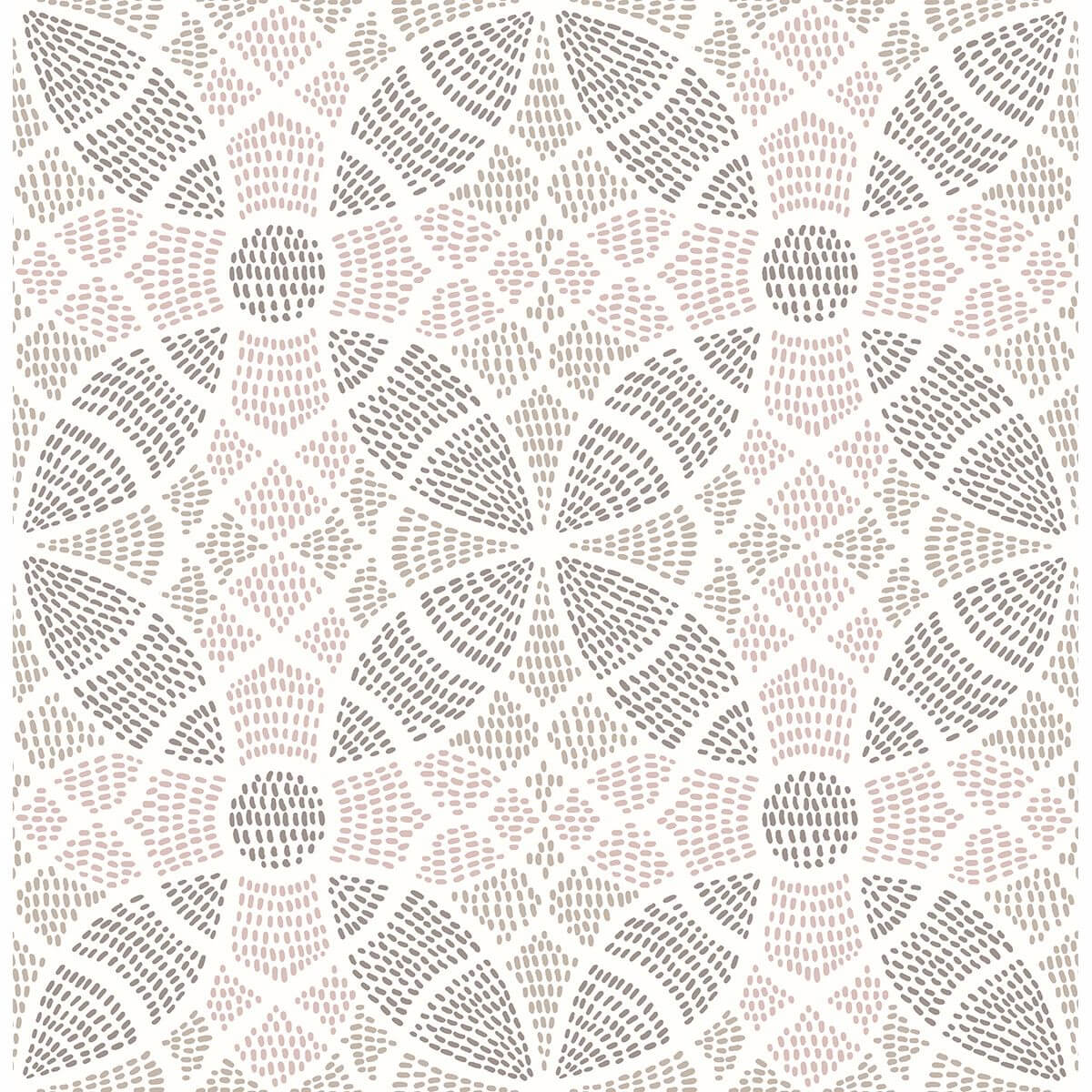 zazen-rose-geometric-wallpaper-york-wallcoverings-2764-24337 - York Wallpaper Wallpaper