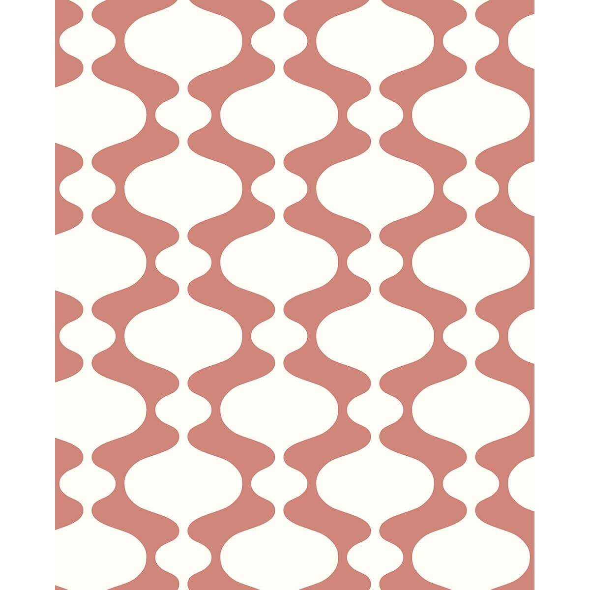 ashbury-coral-retro-wallpaper-york-wallcoverings-2782-24542 - York Wallcoverings Wallpaper