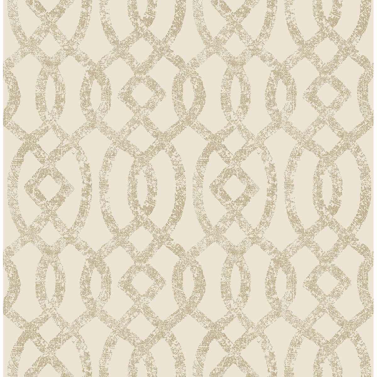 Ethereal Bronze Trellis Wallpaper - York Wallcoverings - 2793-24724 - York Wallcoverings Wallpaper