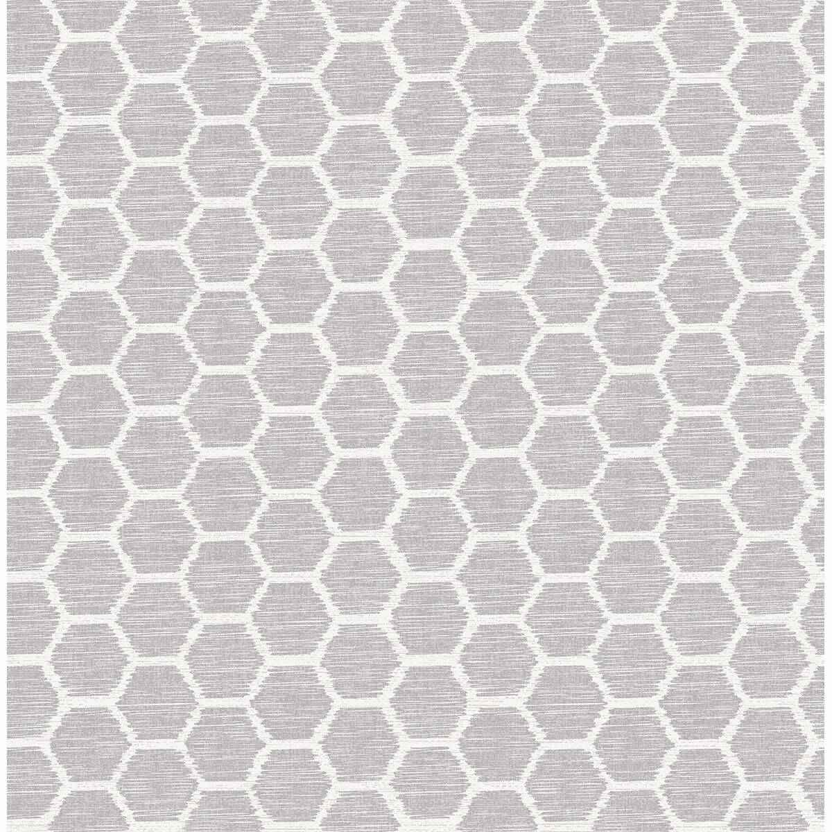 Aura Lavender Honeycomb Wallpaper - York Wallcoverings - 2793-24711