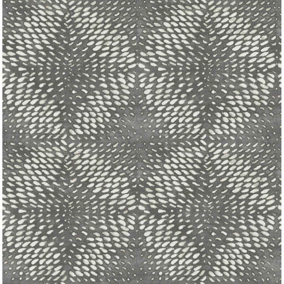 Ethos Pewter Abstract Wallpaper - York Wallcoverings - 2793-24730