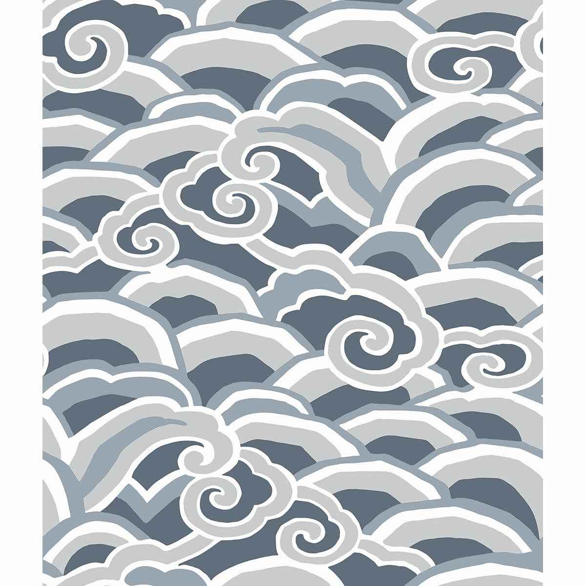 Denim Denim Decowave Wallpaper - York Wallcoverings - 2785-24840