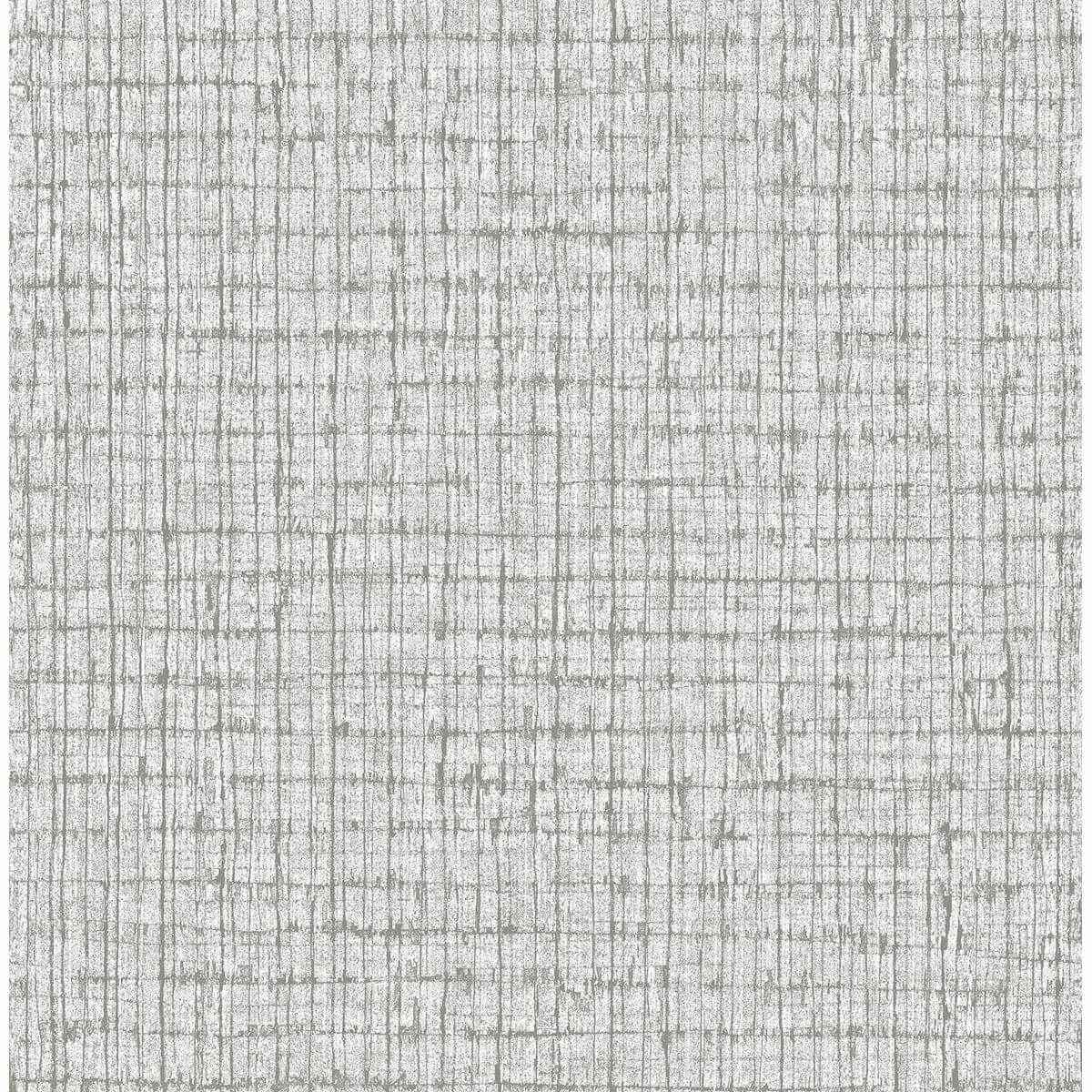 Graphite Palm Weave Wallpaper - York Wallcoverings - 2785-24850