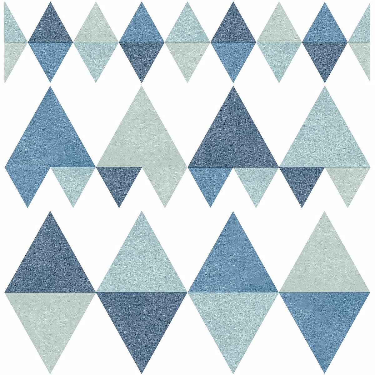 Trilogy Blue Geometric Wallpaper - York Wallcoverings - 2821-25129 - York Wallcoverings Wallpaper