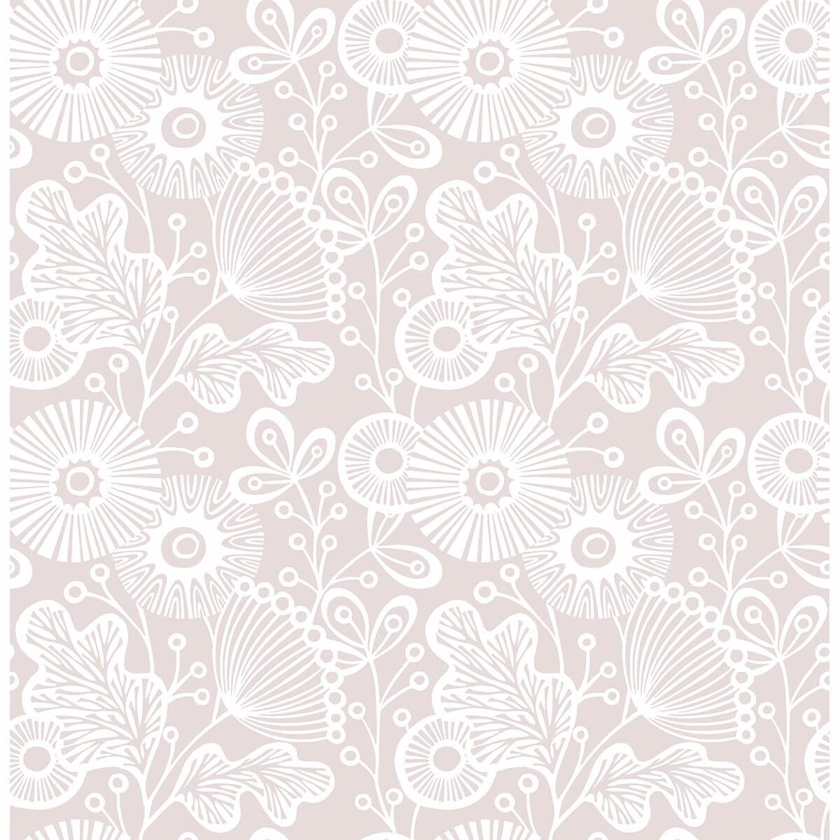 ana-rose-rose-floral-wallpaper-york-wallcoverings-2821-25109 - York Wallpaper Wallpaper