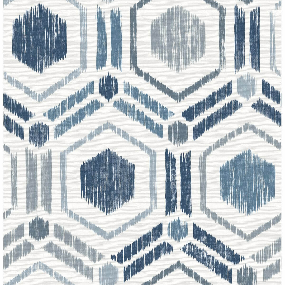 borneo-blue-geometric-grasscloth-wallpaper-york-wallcoverings-2901-25433 - York Wallcoverings Wallpaper