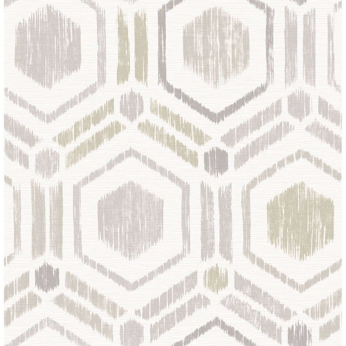 borneo-light-grey-geometric-grasscloth-wallpaper-york-wallcoverings-2901-25434 - York Wallcoverings Wallpaper