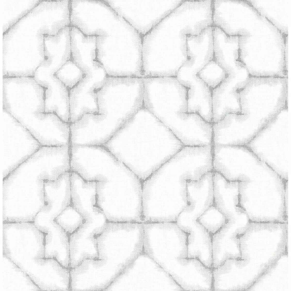 Verandah Grey Shibori Wallpaper - York Wallcoverings - 2902-25528